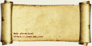 Gorica Jaglikić vizit kartica